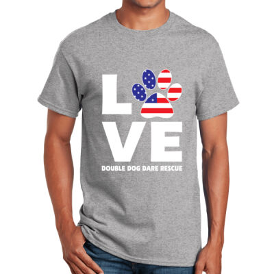 Love Paw Print-American Flag  Thumbnail